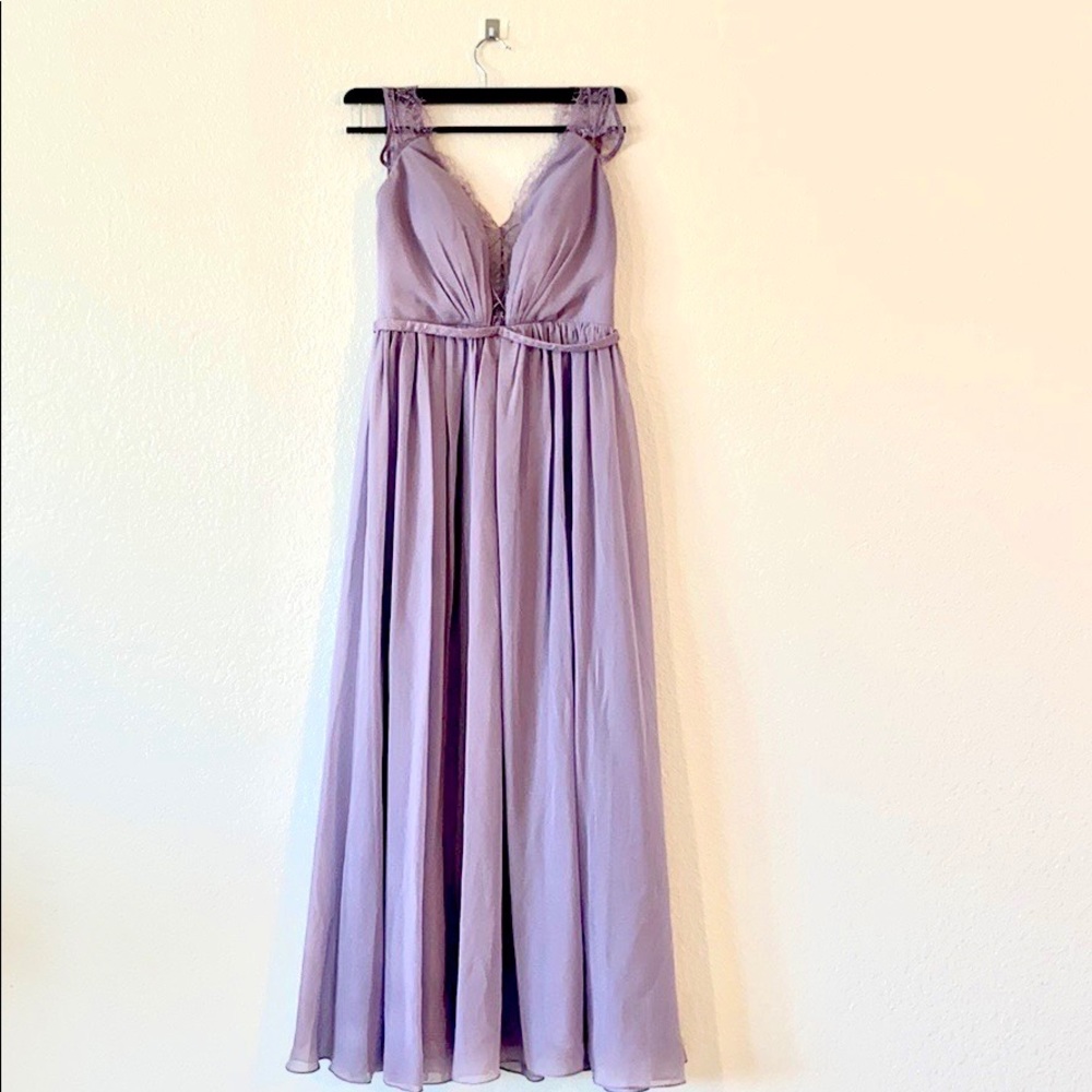 Full Length Custom Etsy RenzRags Lavender Formal Prom Dress Bridesmaid Gown